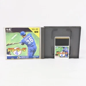 POWER LEAGUE 4 PC Engine Hu pe - Picture 1 of 2