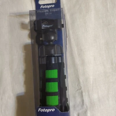 Fotopro Trípode Flexible-Azul y Verde-Cámara/DSLR/Video Cam-Rotación 360 Foto 1 de 4