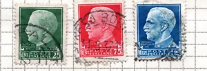 ITALY- 1929 Definitives - Serie Imperiale USED LOT OF 3 stamps *BL - Picture 1 of 1