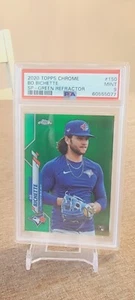 BO BICHETTE 2020 Topps Chrome #150 Green Refractor Variation RC #09 /99 PSA 9 - Picture 1 of 2