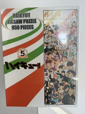 Quebra-cabeça Haikyu 950 peças compacto novo em folha TV anime 5º ano aniversário - Imagem 1 de 4