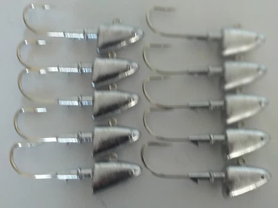 10 St: Jigköpfe/Fischköpfe 120gr. 9/0 Mustad, Dorsch, Heilbutt, Leng, - Bild 1 von 4