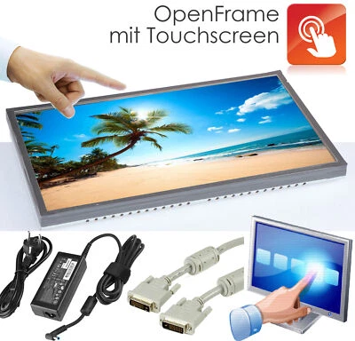 23,8" 60,5cm OPENFRAME TOUCHSCREEN MONITOR DISPLAY NOVOMATIC VGA DVI TOUCHSCREEN - Bild 1 von 4