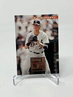 1996 Donruss Gold Baseball CJ Nitkowski Press Proof Card #467 EX+ - Image 1 of 2