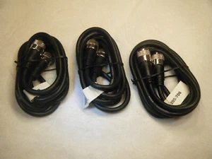 Lot Three 6'-Foot Male to Male RG-8X UHF PL-259 Coaxial Ham Radio Antenna Cables - Picture 1 of 5