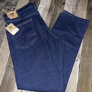 New Patagonia Men’s Straight Fit Jeans Reg Size 38/32 Dark Wash - Picture 1 of 4