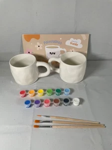 Paint a Mug . Tassen Zum Anmalen Aus Keramik. Mal-Tassen 2er Set - Bild 1 von 9