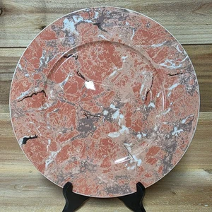 Villeroy & Boch SIENA Salmon Marble Vitro-Porcelaine 12" Service Plate/Charger - Picture 1 of 5