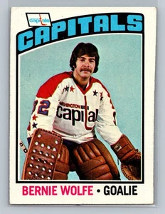 1976-77 Topps #227 Bernie Wolfe Washington Capitals - Picture 1 of 2