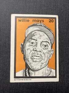 1984-89 O'Connell and Son Ink Willie Mays #20 🔥 San Francisco Giants - Bild 1 von 2