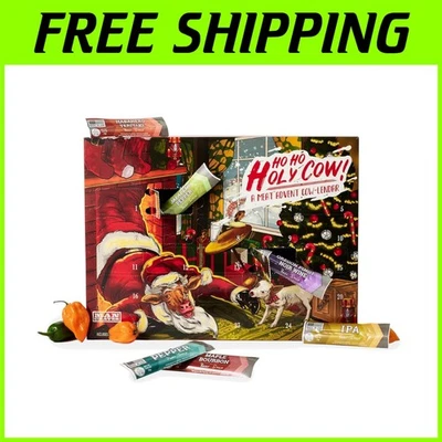 Jerky Advent Calendar with Ho-Ho-Holy Cow Artwork - Image 1 of 4