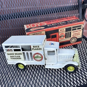ORIGINAL 1930s Metalcraft Heinz 57 Pickle Truck W/Box - Scarce - Picture 1 of 7