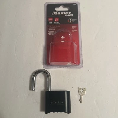 Master Lock 178D Combination Padlock, Body Thickness 1 In, Number Of Dials 4, - Image 1 of 4