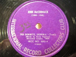 1909 John McCormack ODEON Lolita Spanish Serenade / TOSTI Voi Dormite IRCC 3092 - Picture 1 of 2