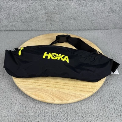 Hoka Hip Pack 2.5L Black Running Hiking Fanny Pack Adjustable Breathable OS - Image 1 of 4