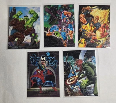 Juego completo Marvel Masterpieces Battle Spectra 1992 Foto 1 de 4