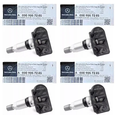 4X Original GENUINE OEM TPMS Tire pressure Sensors A0009057205 For MERCEDES-BENZ Foto 1 de 3