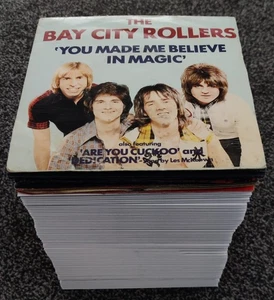 JOB LOT OF 100 x 7" SINGLES - GLAM ROCK FROM THE 1970s - *SEE LIST* - Picture 1 of 12
