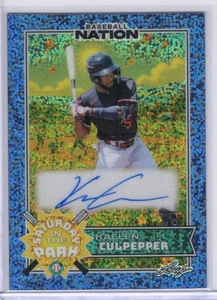 2025 LEAF NATION RC SATURDAY PARK PURPLE PARALLEL KAELEN CULPEPPER /7 TWINS - Picture 1 of 2