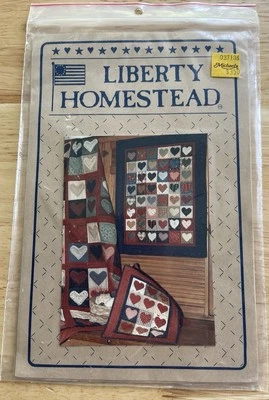 Liberty Homestead "Scrap Heart" Quilt Pattern by Blue Whale Designs - Image 1 of 3