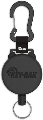 KEY-BAK SECURIT Heavy Duty Retractable Key Holder, Secures Keys, Gear 48'' Cord - Image 1 of 4
