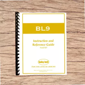 Baby Lock BL9 bobina stampata manuale rilegata - Foto 1 di 9