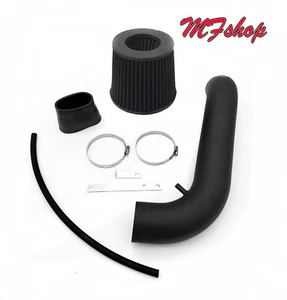 Coated Black For 1994-2001 Acura Integra 1.8L L4 GSR Air Intake Kit + Filter - Picture 1 of 1