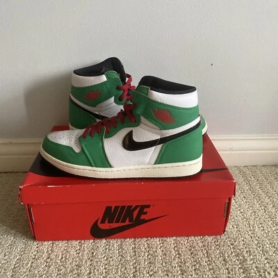 Talla 12 - Air Jordan 1 Retro OG High Lucky Green W Foto 1 de 4