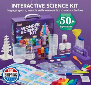 Wonder Science Kits- 50+ Experiments Educational Toys, STEM Activities with Grow - Picture 1 of 7