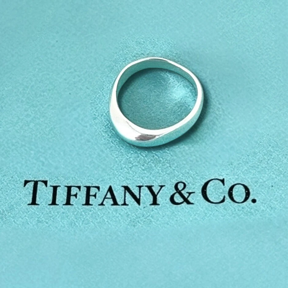 Anillo Tiffany & Co Twist Band Dome Vintage 1999 talla M Foto 1 de 4
