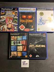 PS2 Bundle FSK18 GTA 3, Killzone, Black, Big Mutha Truckers 2 Final Fantasy X - Bild 1 von 24