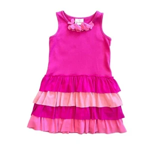 Hanna Andersson Pink Fizzy Sun Dress, Size 10 - Picture 1 of 5