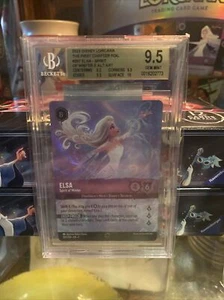 2023 Disney Lorcana The First Chapter Elsa Enchanted TCG 207 BGS 9.5 FIRST PRINT - Picture 1 of 5