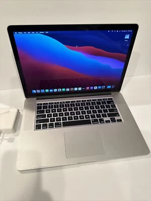 Apple MacBook Pro Retina 15 Inch Core I7 2.5ghz 16GB RAM 256GB SSD OS 11 Big Sur - Image 1 of 4