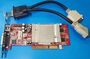 Visiontek Radeon X1050 - 128MB, AGP 8x, DMS-59, DVI, S-Video, w dual DVI cable - Picture 1 of 8