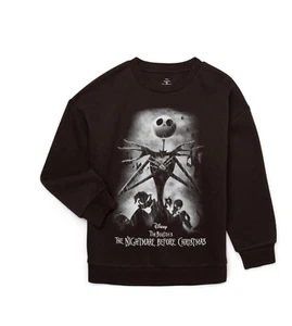 Disney Nightmare Before Christmas Black Sweatshirt Size M NEW - Picture 1 of 6