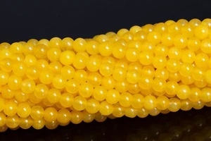 3 mm golden gelb malaysische Jadeperlen Rund Edelstein Lose Perlen 15,5 Zoll - Bild 1 von 3