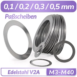 Paßscheiben DIN 988 Ausgleichsscheiben-Distanzscheiben Ø 5-50 mm Passscheiben - Bild 1 von 245
