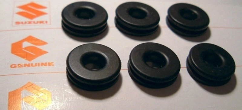 6x Suzuki Side Frame Cover Rubber Cushion Grommet gs1000 gs1100 gs850 gsf1200 gs - Image 1 of 1