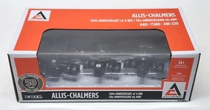 Allis-Chalmers 440 7580 4W-220 Tractor Set 50th Ann Black Chase Unit Ertl 1/64 - Picture 1 of 11