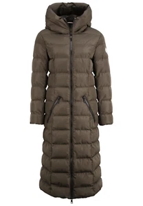 Neu! No. 1 Como Daunenmantel Wintermantel lang Alicia Up XS / S dark olive - Bild 1 von 7
