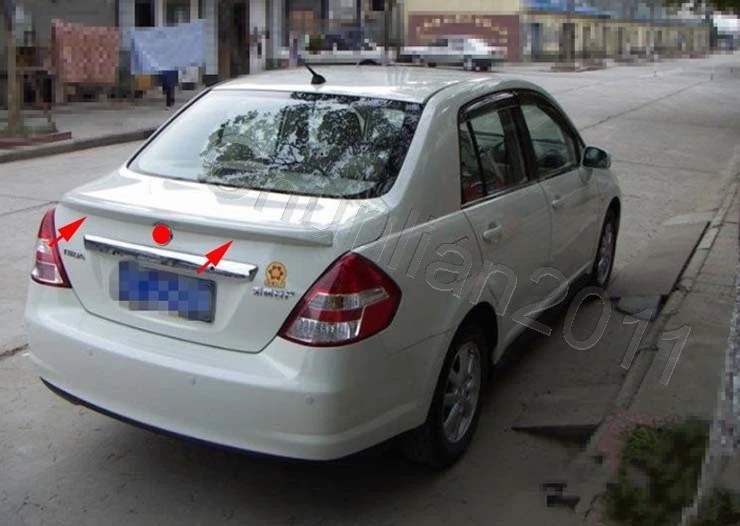 Factory Style Spoiler Wing ABS for 2007-2010 Nissan Versa Tiida Sedan - Image 1 of 4