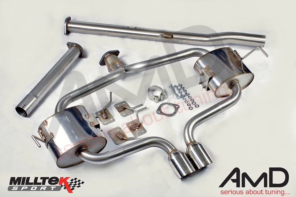 Scarico posteriore Milltek MINI Cooper S Cabrio R52 Cat non risonante - Immagine 1 di 1