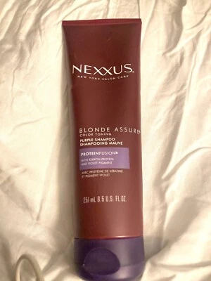 Nexxus Blonde Assure Color Toning Purple Shampoo 8.5 fl oz ORIGINAL FORMULA NEW - Image 1 of 4