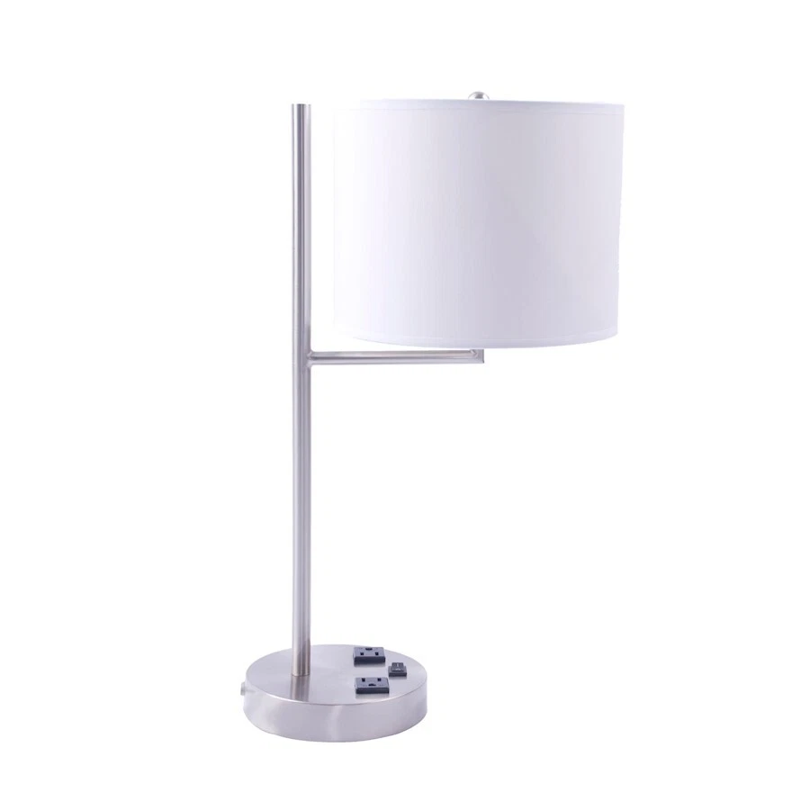 Lámpara de mesa Fangio Lighting 20" Metal Tech, níquel cepillado - W-1752XX Foto 1 de 1