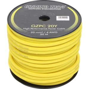 Ground Zero GZPC 20Y High-Quality 20mm² Stromkabel Powerkabel Endstufe Meterware - Bild 1 von 1