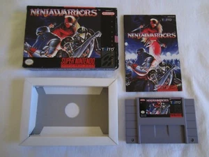 Ninja Warriors (SNES) Super Nintendo CIB Complete Box Taito 1994 RARE - Picture 1 of 12