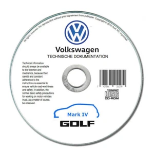 Volkswagen Golf IV (1997-2006) Manual De Taller Reparación En CD - Imagen 1 de 12