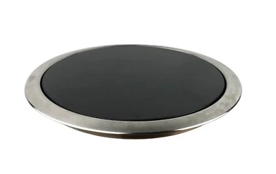 Oneida Stainless Steel Marble Stone Insert Cheese Serving Platter Tray - Image 1 of 4