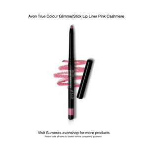 AVON True Colour GlimmerStick Lip Liner ~ Pink Cashmere ~ Sale Price Free P&P - Bild 1 von 2